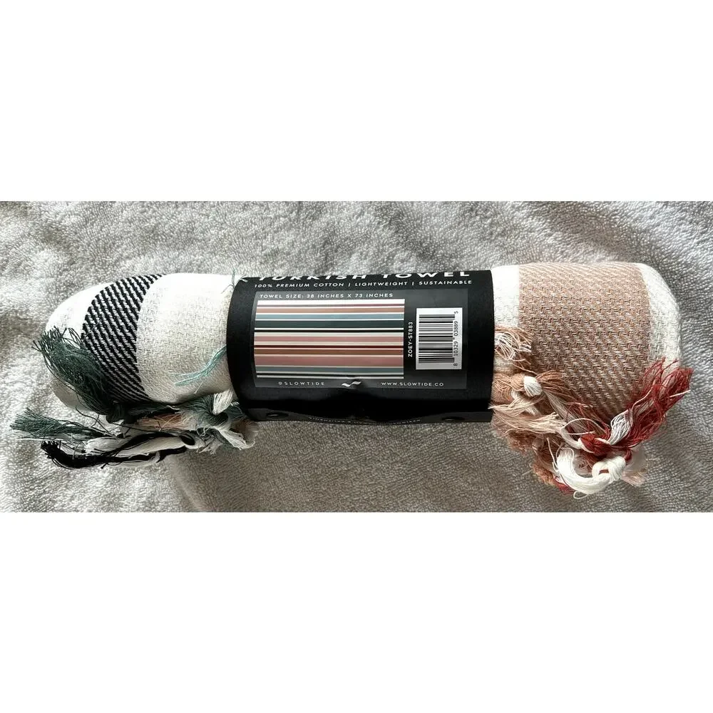 Slowtide Turkish Towel - Beach towel, Zoey colorway